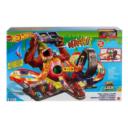 Hot Wheels Zehirli Goril Saldırısı Oyun Seti GTT94